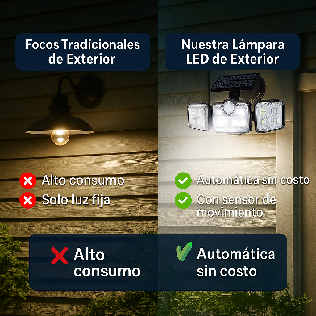 Power Solar Led- 80% Ahorro Energía