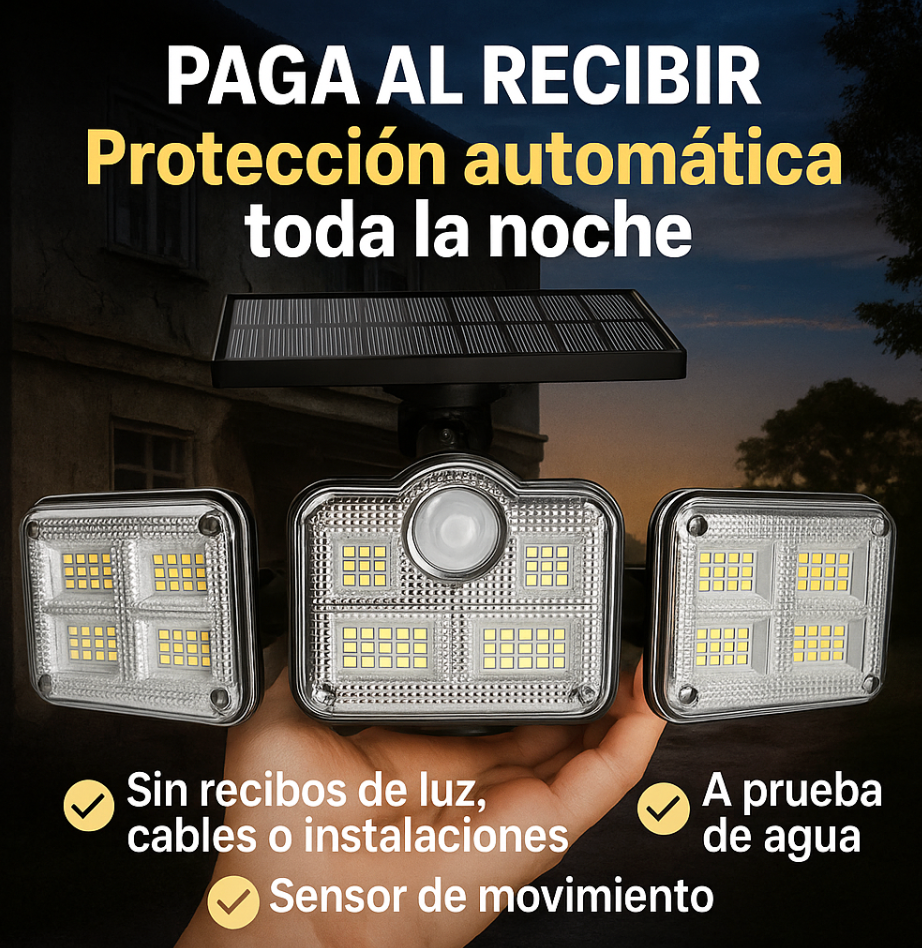 Power Solar Led- 80% Ahorro Energía